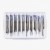 Flanged Springbars, 1.50mm, Stainless Steel, Assortment of 100