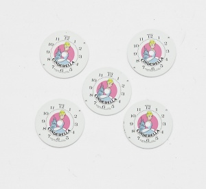 Bradley Cinderella Watch Dials, Lot of 5