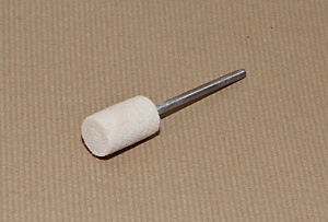 Felt Buff On Mandrel, Cylinder Shape