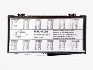 Pipes for Waterproof Cases, 1.30 to 1.80mm, Assortment of 144 Stainless Steel