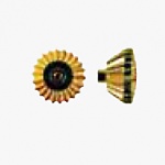 Pocket Watch Crown, Gold - Da 8.25, Tap 0.90, Db 4.20, L4.50