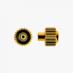 Pocket Watch Crown With Pusher, Gold - Da 5.00, Tap 0.90, Db 4.00, L3.00