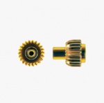 Pocket Watch Crown With Pusher, Gold - Da 4.00, Tap 0.90, Db 2.80, L2.35