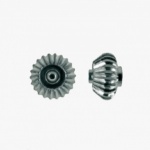 Pocket Watch Crown With Pusher, SS - Da 6.10, Tap 0.90, Db 3.00, L3.20