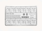 Waterproof Domed Crowns Tap 0.70, Stainless Steel, Assortment of 24 High and Low Dome (99.069)