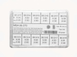 Waterproof Domed Crowns, Tap 0.90, GP and SS, High and Low Dome, Assortment of 24 (99.070)