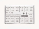 Waterproof Domed Crowns, Tap 0.70, GP and SS, High and Low Dome, Assortment of 24 (99.072)